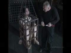An Asian woman likes pussy-toying while being tortured in a BDSM film.